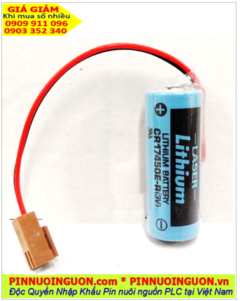 Pin Sanyo CR17450E-R; Pin nuôi nguồn PLC Sanyo CR17450E-R 2000mAh _Made in Japan